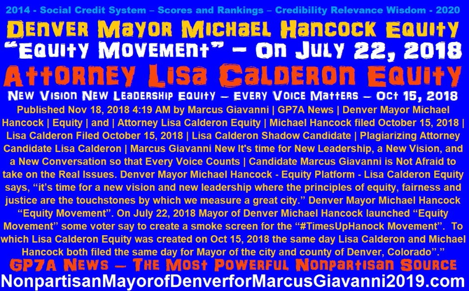 Denver Mayor Michael Hancock And Lisa Calderon