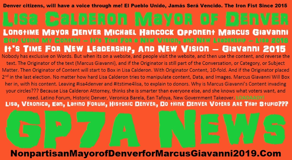 Lisa Calderon #lisa4denver #itstime4lisa Ean Tafoya Veronica Barela